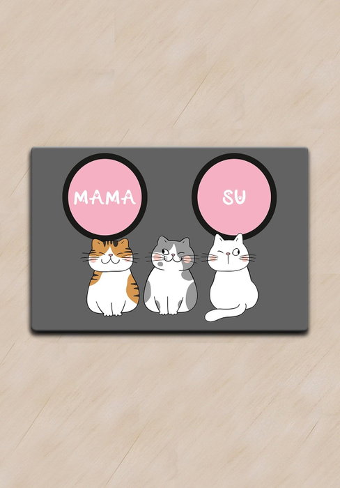 Conceptum Yummy Alfombrilla para Gatos Multicolor 40 x 60 cm